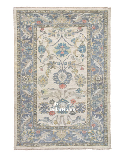 [62041180] فرش دستباف سلطان آباد طرح افشان چهار متری