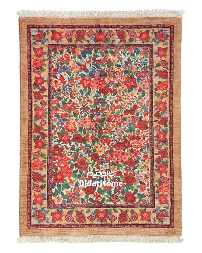 [62026785] فرش دستباف بیجار طرح افشان ذرع و نیم