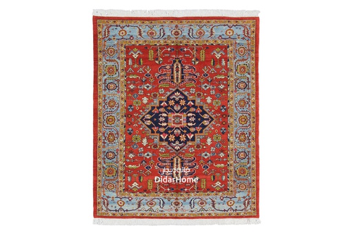 [11021854] فرش دستباف هریس طرح ترنجی سه متری