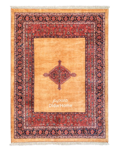 [31046929] فرش دستباف قشقایی طرح ترنجی چهار متری