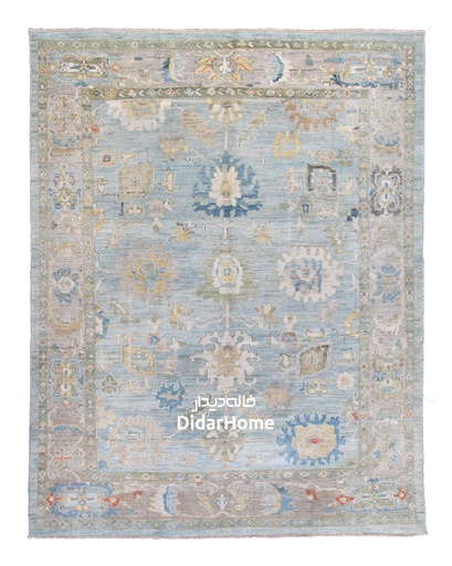 [52081200] فرش دستباف سلطان آباد طرح افشان نه متری