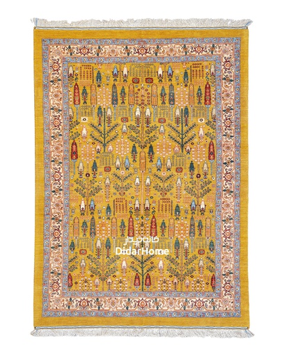 [32042422] فرش دستباف بیجار طرح افشان چهار متری