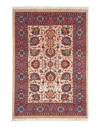 [62036824] فرش دستباف بیجار طرح افشان چهار متری