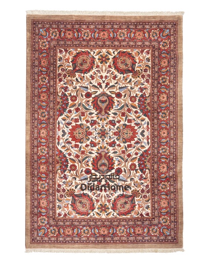 [62067065] فرش دستباف بیجار طرح افشان شش متری